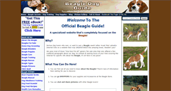 Desktop Screenshot of beagledogguide.com